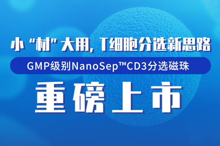 GMP级别CD3分选磁珠重磅上市！